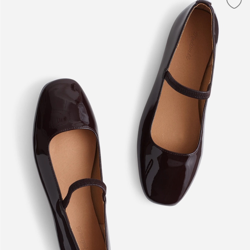 Madewell Black Patent Leather Flats